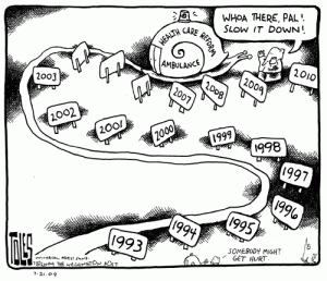 political-cartoon-slow-it-down-on-health-care-reform-in-the-united-states-picture
