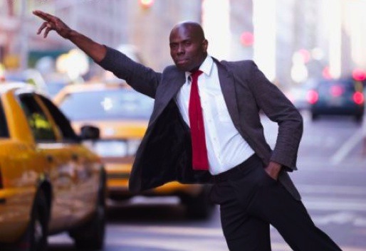 black man taxi