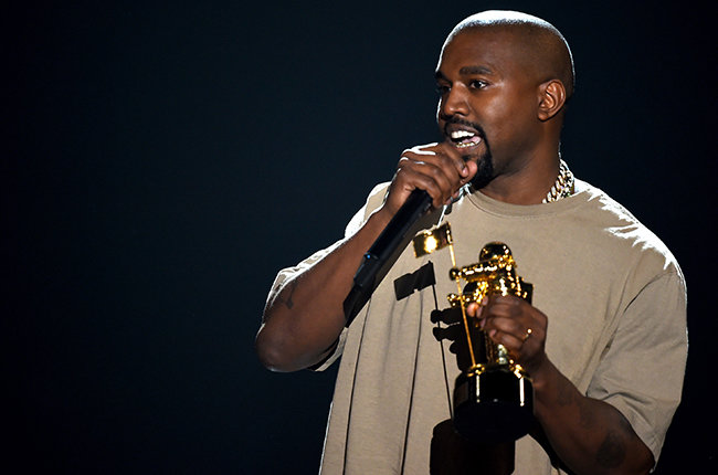LOS ANGELES, CA - AUGUST 30:  Recording artist Kanye West accepts the Video Vanguard Award onstage during the 2015 MTV Video Music Awards at Microsoft Theater on August 30, 2015 in Los Angeles, California.  (Photo by Kevin Winter/MTV1415/Getty Images For MTV)